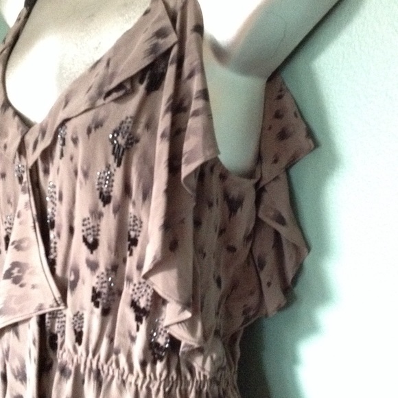 Sale! Beaded 100% Silk Flutter  6 - Picture 8 of 8